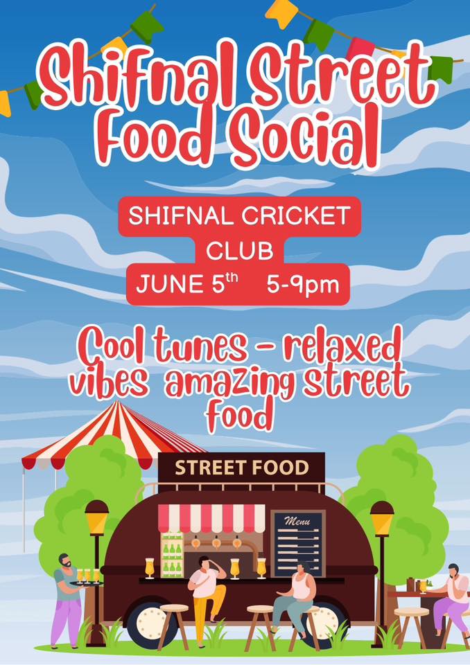 Shifnal Cricket Club Street Food Night – June 2026